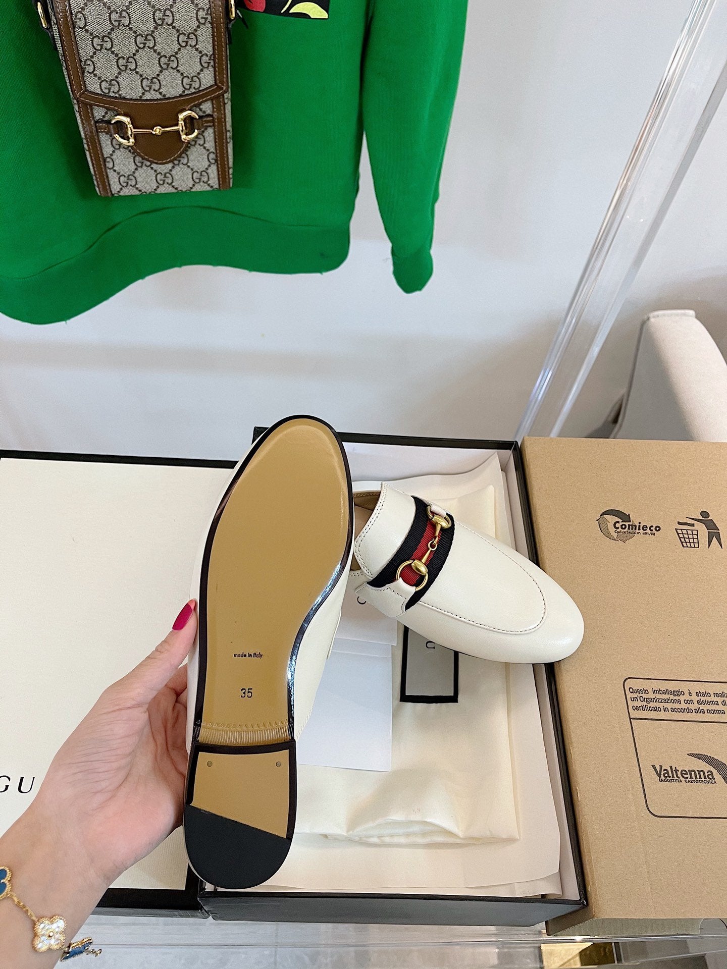 GUCCI SLIPPER PRINCETOWN BEIGE