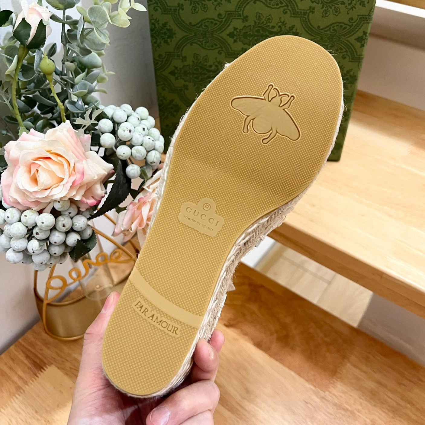 GUCCI Women High Sandal Shoes Beige