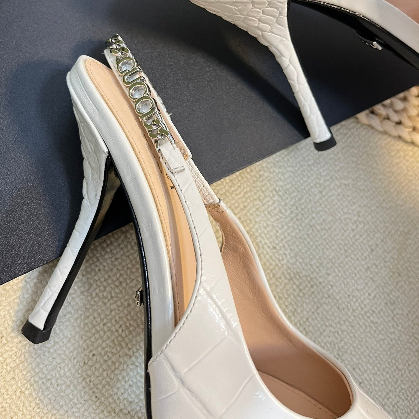 GUCCI Women's High Heels White