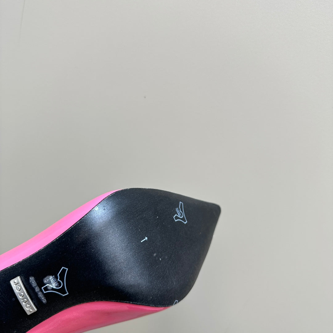 GUCCI 105 HIGH HEEL PUMP FUSCIA LAMBSKIN