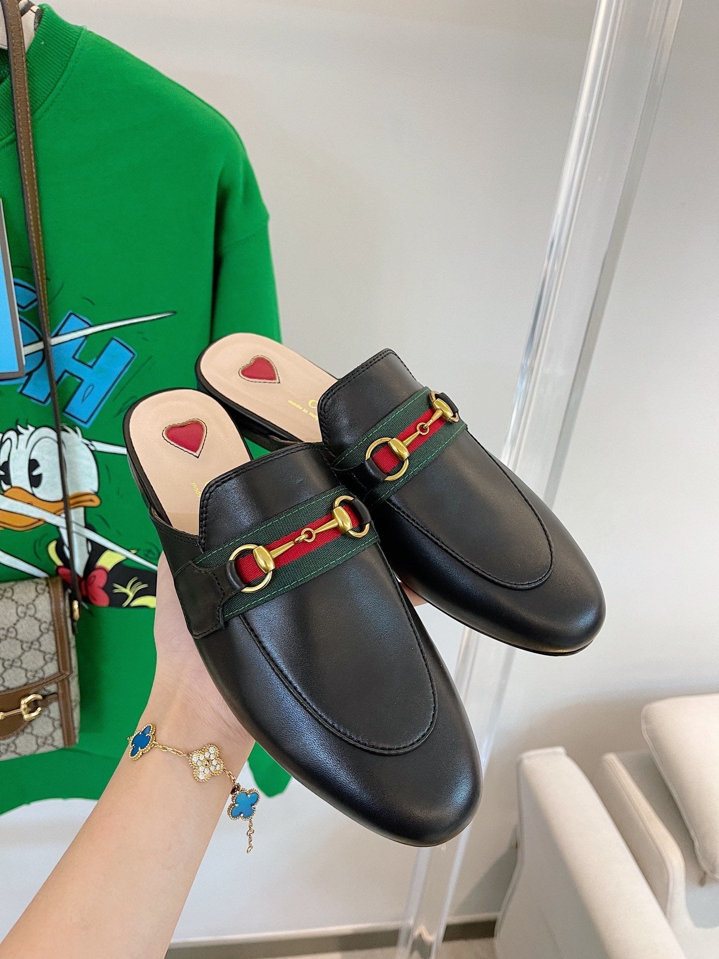 GUCCI SLIPPER PRINCETOWN BLACK