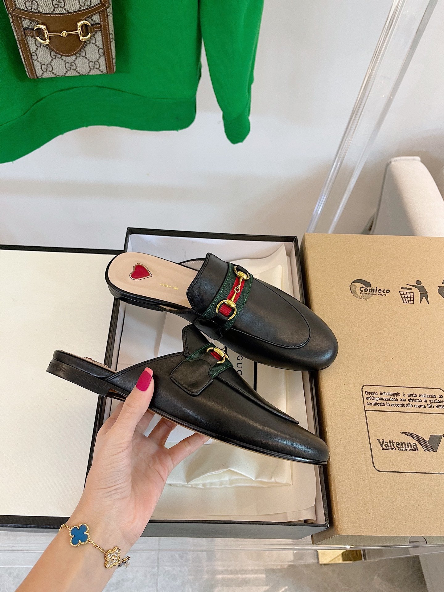 GUCCI SLIPPER PRINCETOWN BLACK