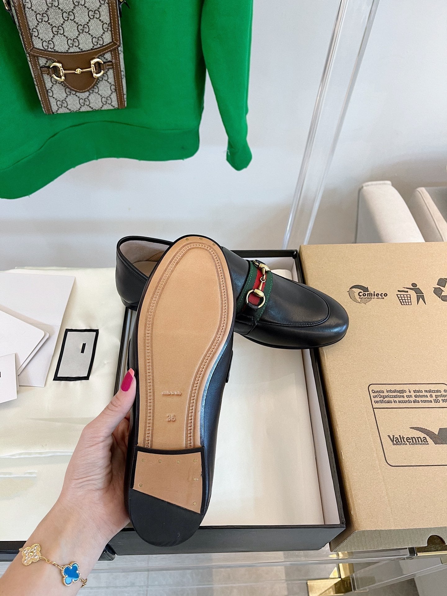GUCCI LOAFERS PRINCETOWN BLACK