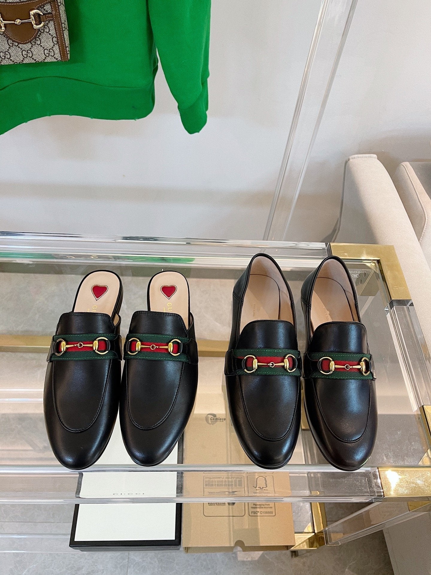GUCCI LOAFERS PRINCETOWN BLACK