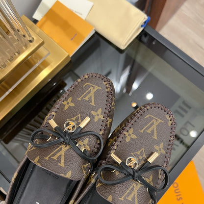 LOUIS VUITTON LV COSY FLAT CLASSIC MONOGRAM BROWN