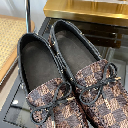 LOUIS VUITTON LV GLORIA FLAT LOAFER CLASSIC MONOGRAM CARO