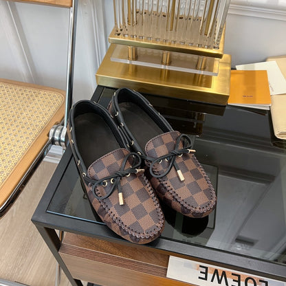 LOUIS VUITTON LV GLORIA FLAT LOAFER CLASSIC MONOGRAM CARO