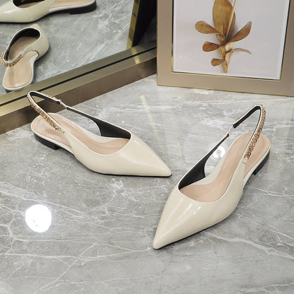 GUCCI Signoria Ballet Flat White