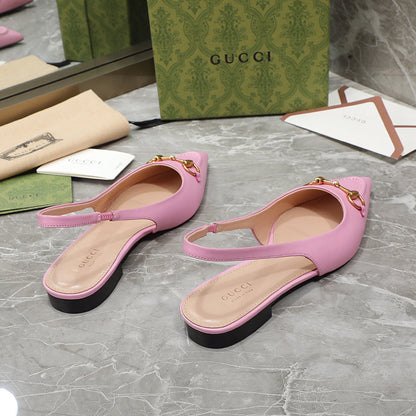 GUCCI Flat Sandals pink
