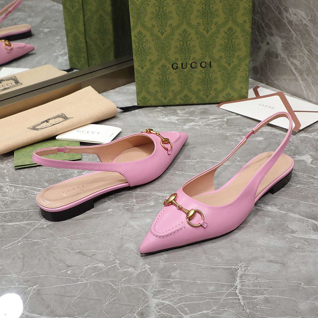 GUCCI Flat Sandals pink