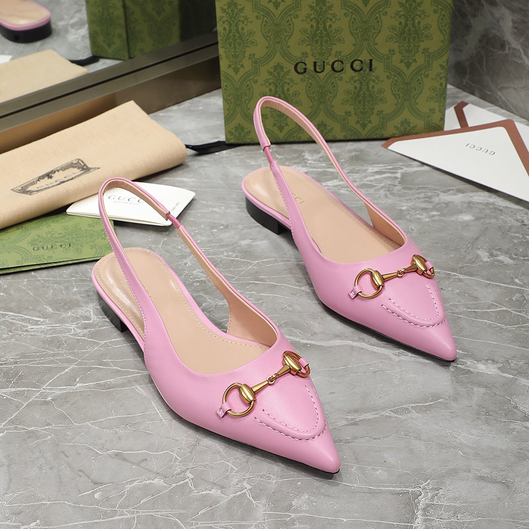 GUCCI Flat Sandals pink