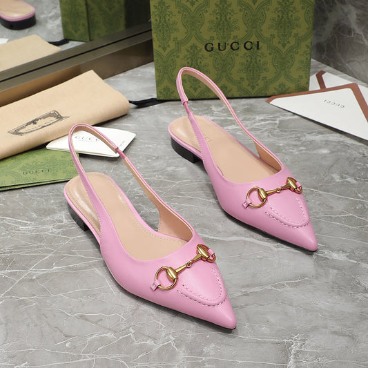 GUCCI Flat Sandals pink
