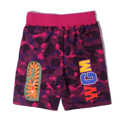 BAPE Color Camo Shark Sweatshorts