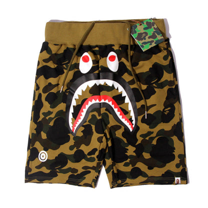 BAPE Color Camo Shark Sweatshorts