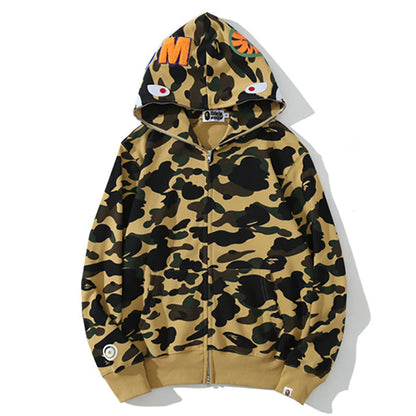BAPE WGM Camo Zipper Hoodie