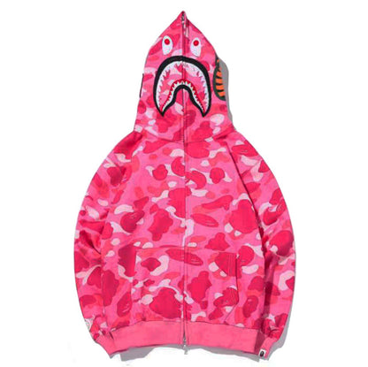 BAPE WGM Camo Zipper Hoodie