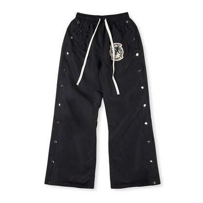 SAINT VANITY  Nylon Hooded Track  Pants “Black”