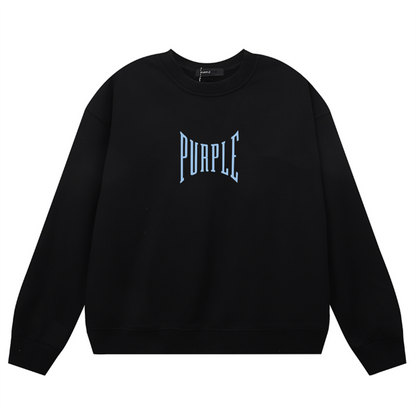 Purple Brand Logo Printed Sweatshirts