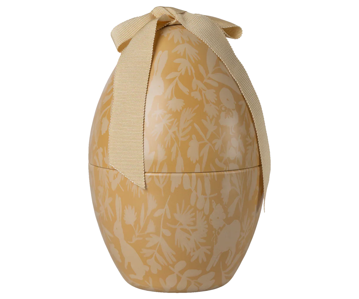 Maileg Easter egg, Medium - Cream Yellow *PRE-ORDER*