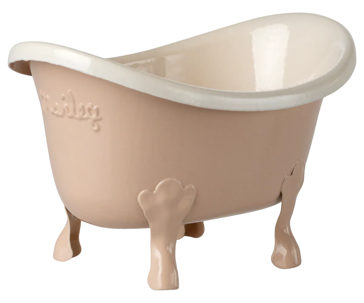 Maileg bathtub, mouse - Rose PRE-ORDER