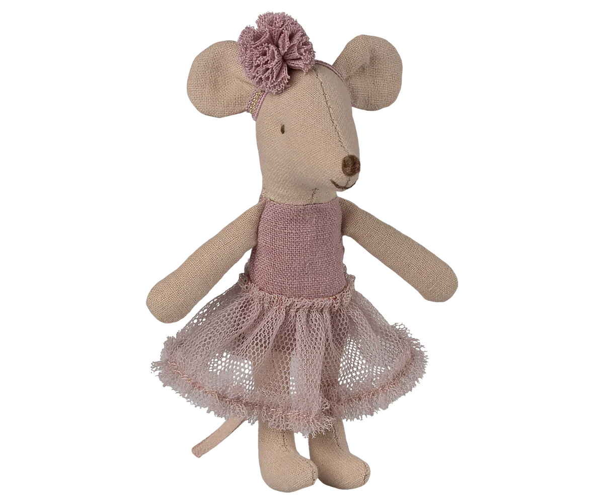 Maileg Ballerina Mouse, Little Sister - Heather PRE-ORDER