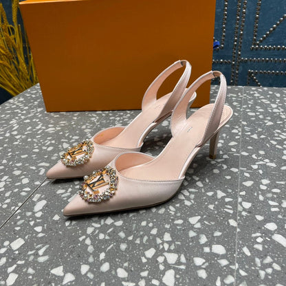 LOUIS VUITTON LV MET SLINGBACK PUMP BEIGE