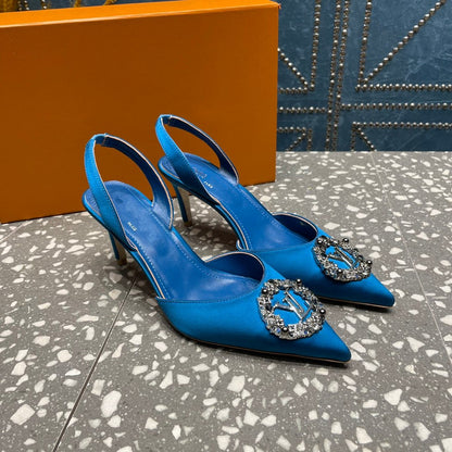 LOUIS VUITTON LV MET SLINGBACK PUMP BLUE
