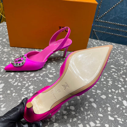 LOUIS VUITTON LV MET SLINGBACK PUMP PINK