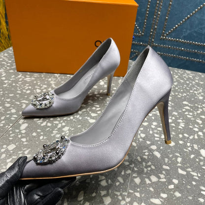 LOUIS VUITTON LV MET SLINGBACK PUMP GREY