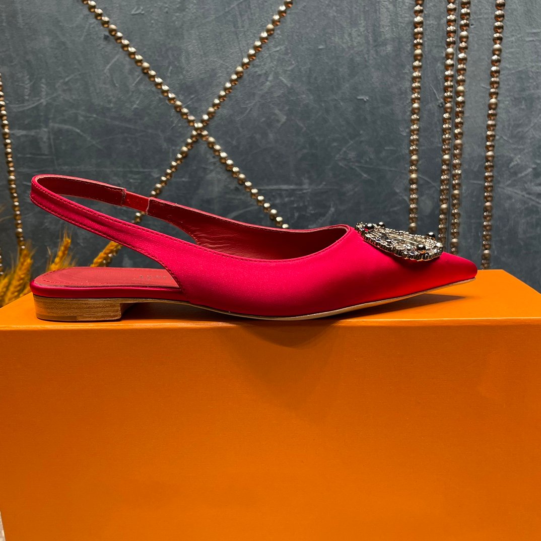 LOUIS VUITTON LV MET SLINGBACK BALLERINA RED