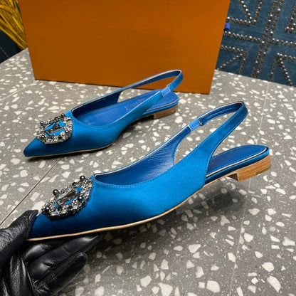 LOUIS VUITTON LV MET SLINGBACK BALLERINA BLUE