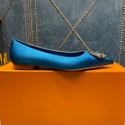 LOUIS VUITTON LV MET FLAT BALLERINA BLUE