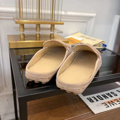 LOUIS VUITTON LV COSY FLAT LOGO STAMPING BEIGE