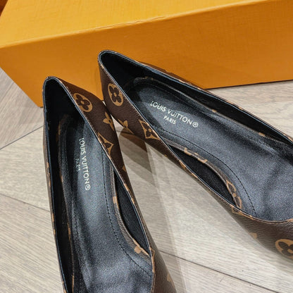 LOUIS VUITTON LV SINGLE LOW HEEL PUMP MONOGRAM CANVAS