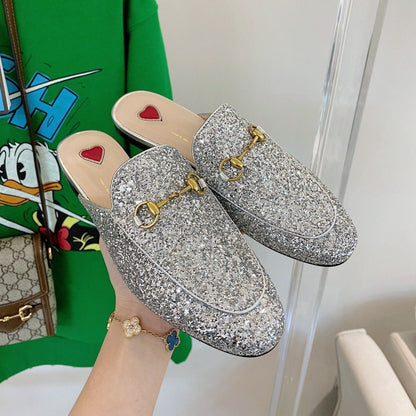 GUCCI SLIPPER PRINCETOWN GLITTER