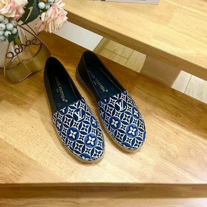 LOUIS VUITTON LV HELIOS FLAT ESPADRILLE SANDALS 25S 164374
