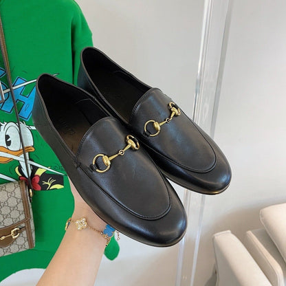 GUCCI LOAFERS MULES BLACK