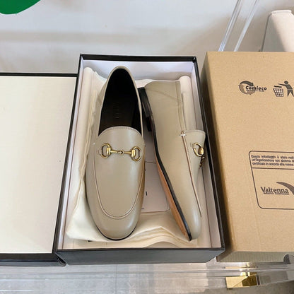 GUCCI LOAFERS MULES BEIGE