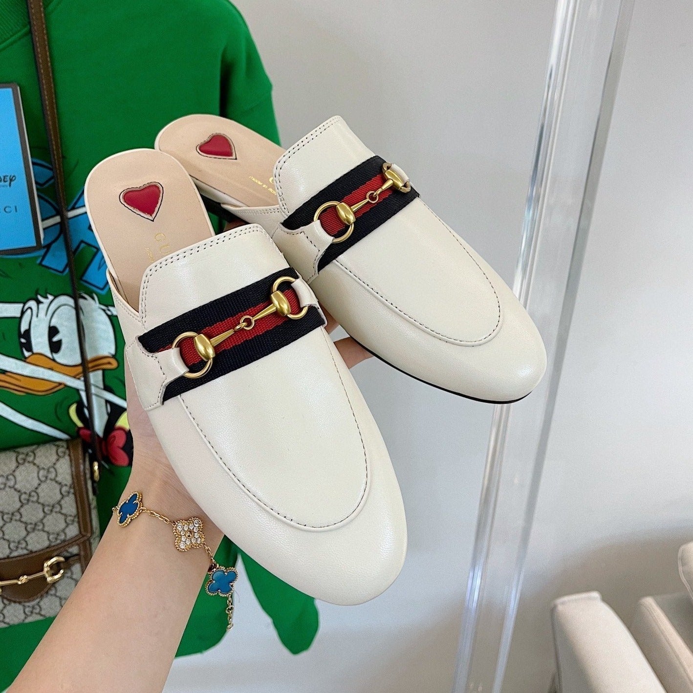 GUCCI SLIPPER PRINCETOWN BEIGE
