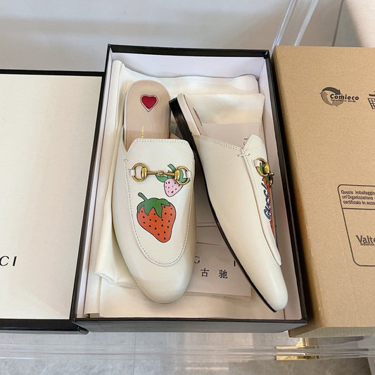 GUCCI SLIPPER PRINCETOWN STRAWBERRY
