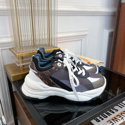 LOUIS VUITTON LV RUN 55 SNEAKER DEEP PURPLE