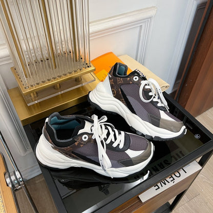 LOUIS VUITTON LV RUN 55 SNEAKER DEEP PURPLE