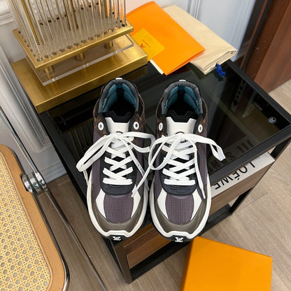 LOUIS VUITTON LV RUN 55 SNEAKER DEEP PURPLE