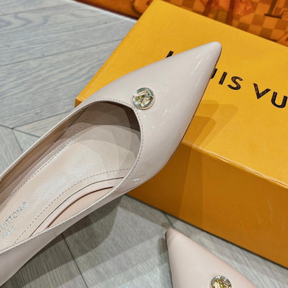 LOUIS VUITTON LV SINGLE LOW HEEL PUMP BIEGE