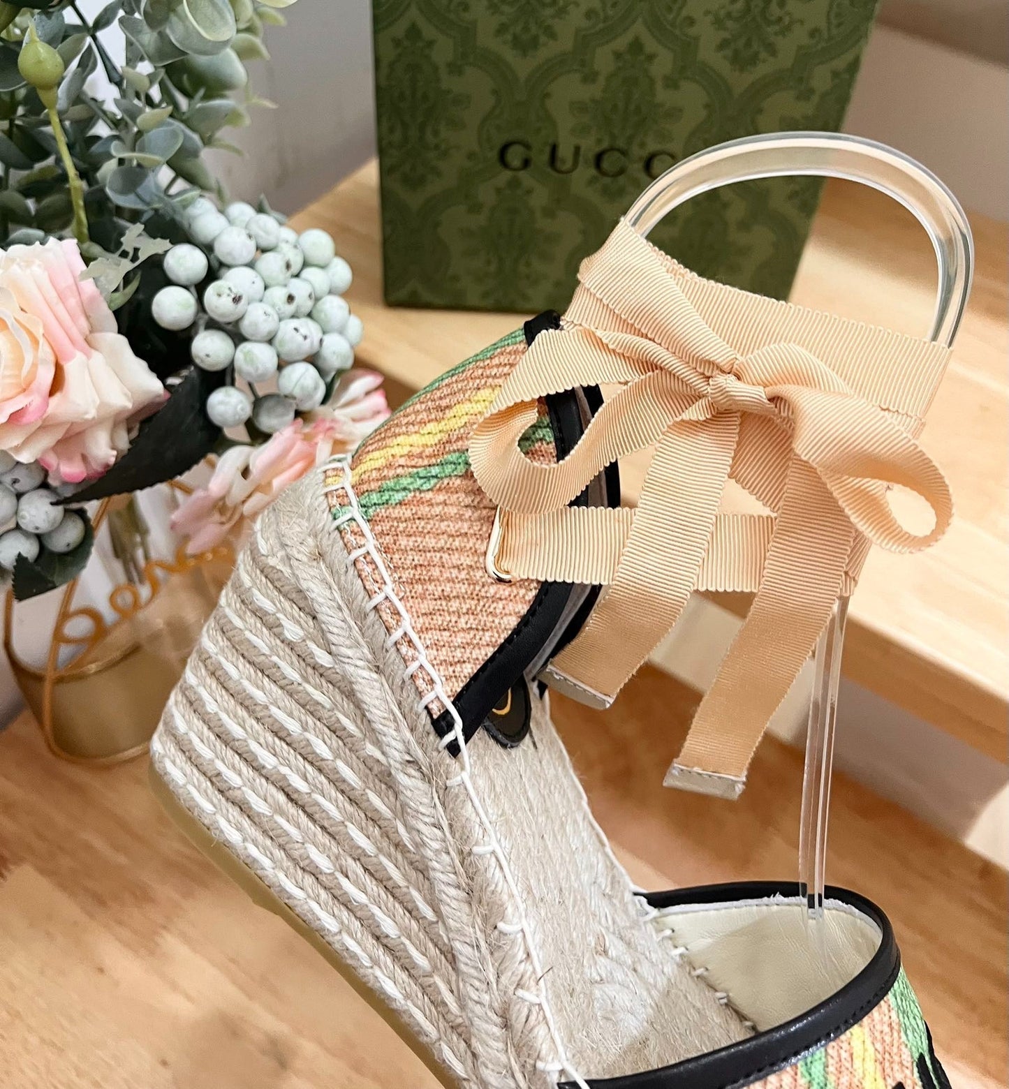 GUCCI Double G High Sandals Shoes
