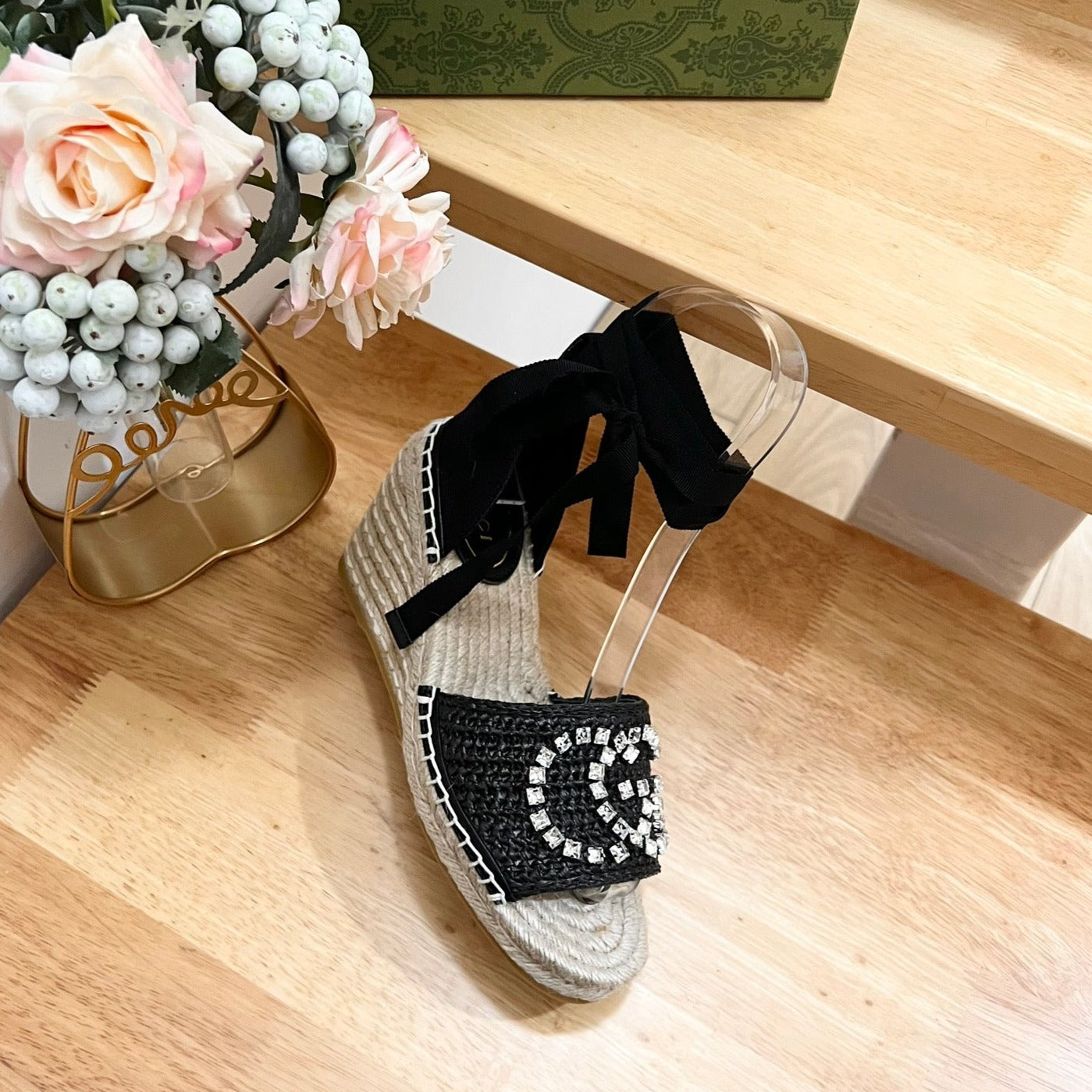 GUCCI Women High Sandal Shoes Black