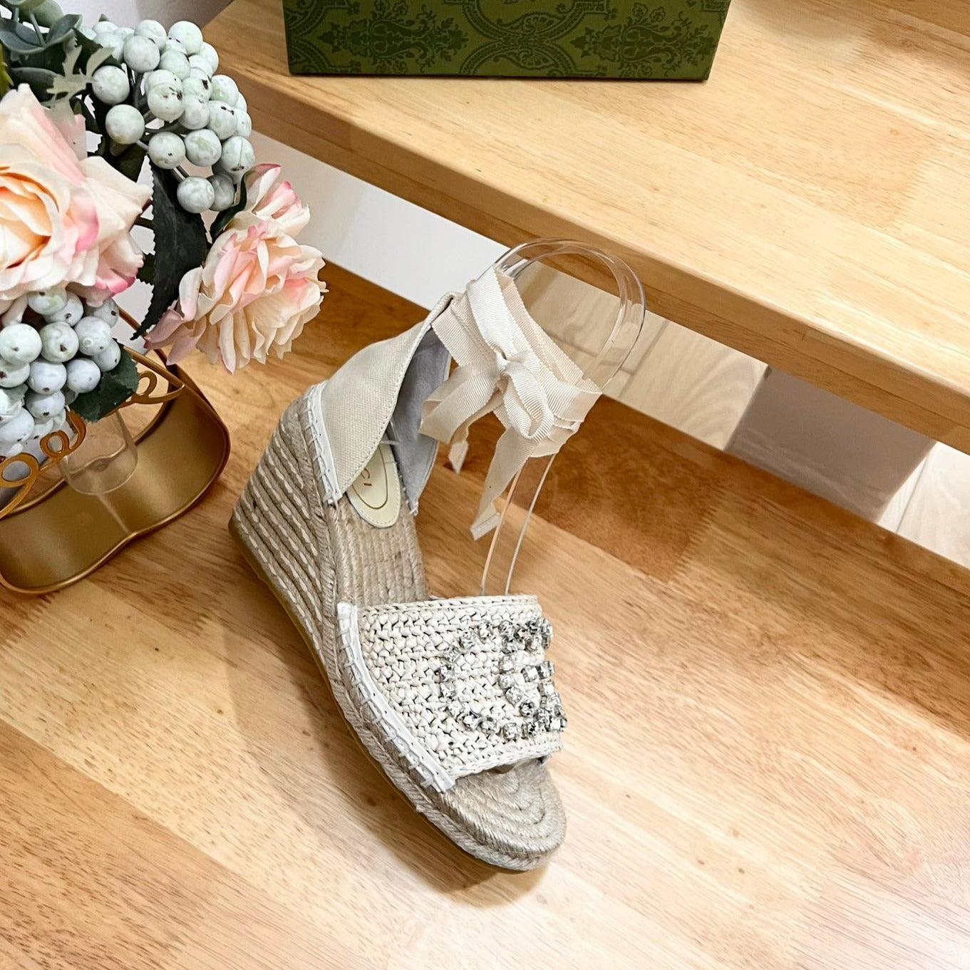 GUCCI Women High Sandal Shoes White