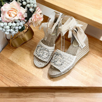GUCCI Women High Sandal Shoes Beige