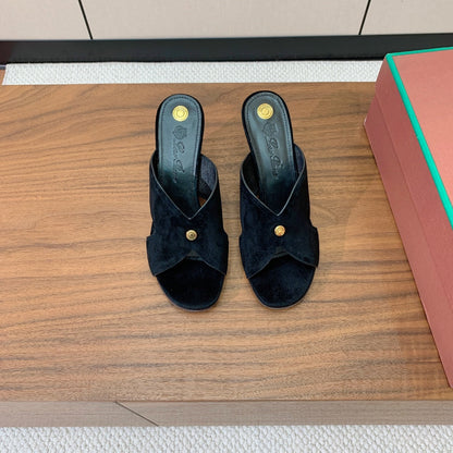 HIGH HEELS 85 MM IN BLACK SUEDE