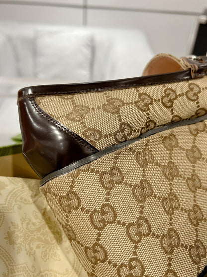 GUCCI HORSEBIT PLATFORM LOAFER LIGHT BROWN CALFSKIN